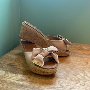 Tory Burch Penny Bow Wedge